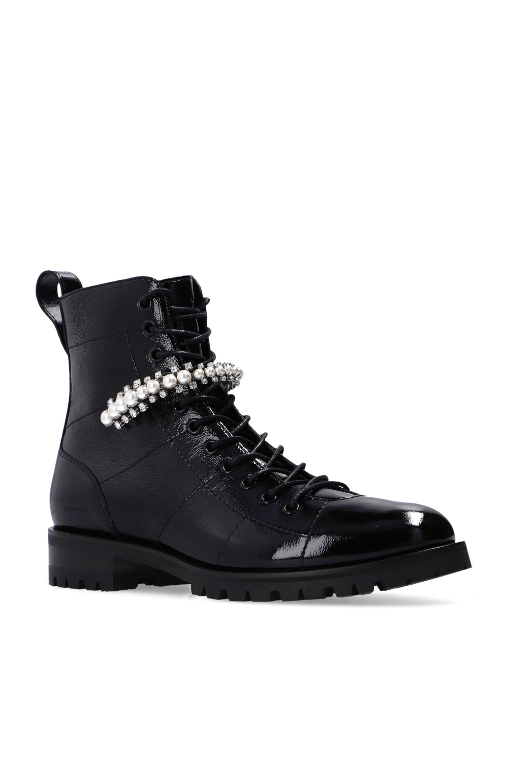 Jimmy choo lace up 2024 boots